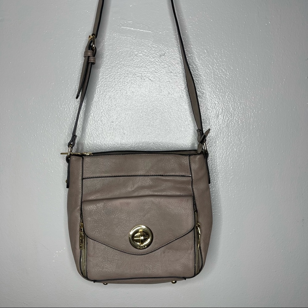 Dune Crossbody Shoulder Bag Taupe